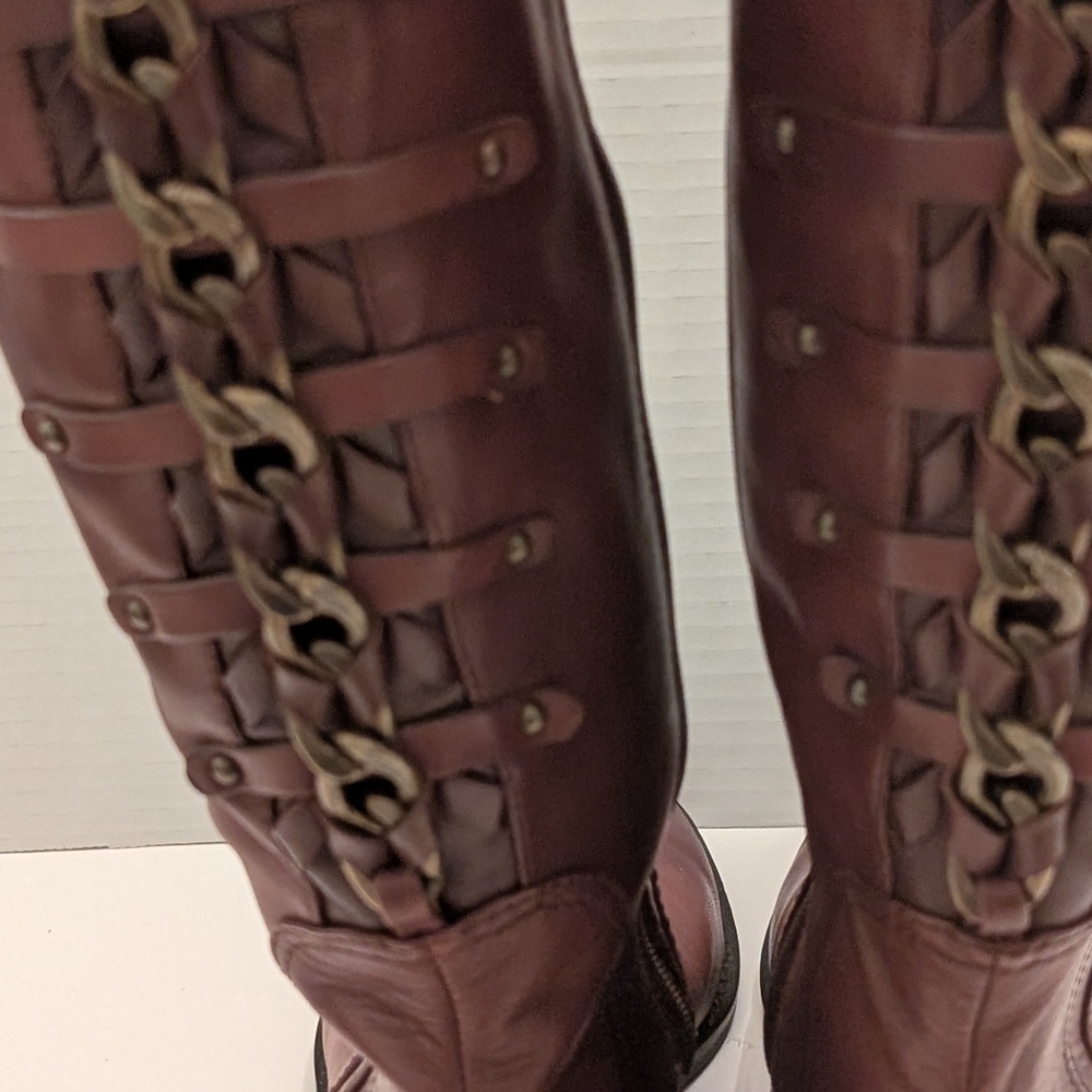 NWOT Gianni Bini Brown Over the Knee Boots Size 8 - Picture 10 of 15